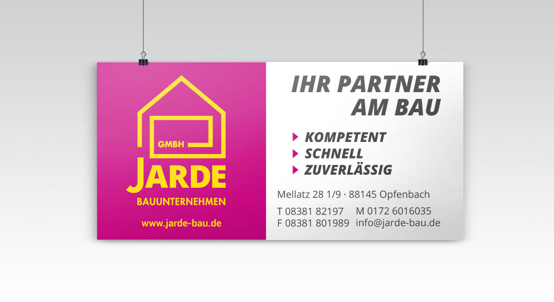portfolio severina bessonov Aufkleber printdesign Jarde Bau